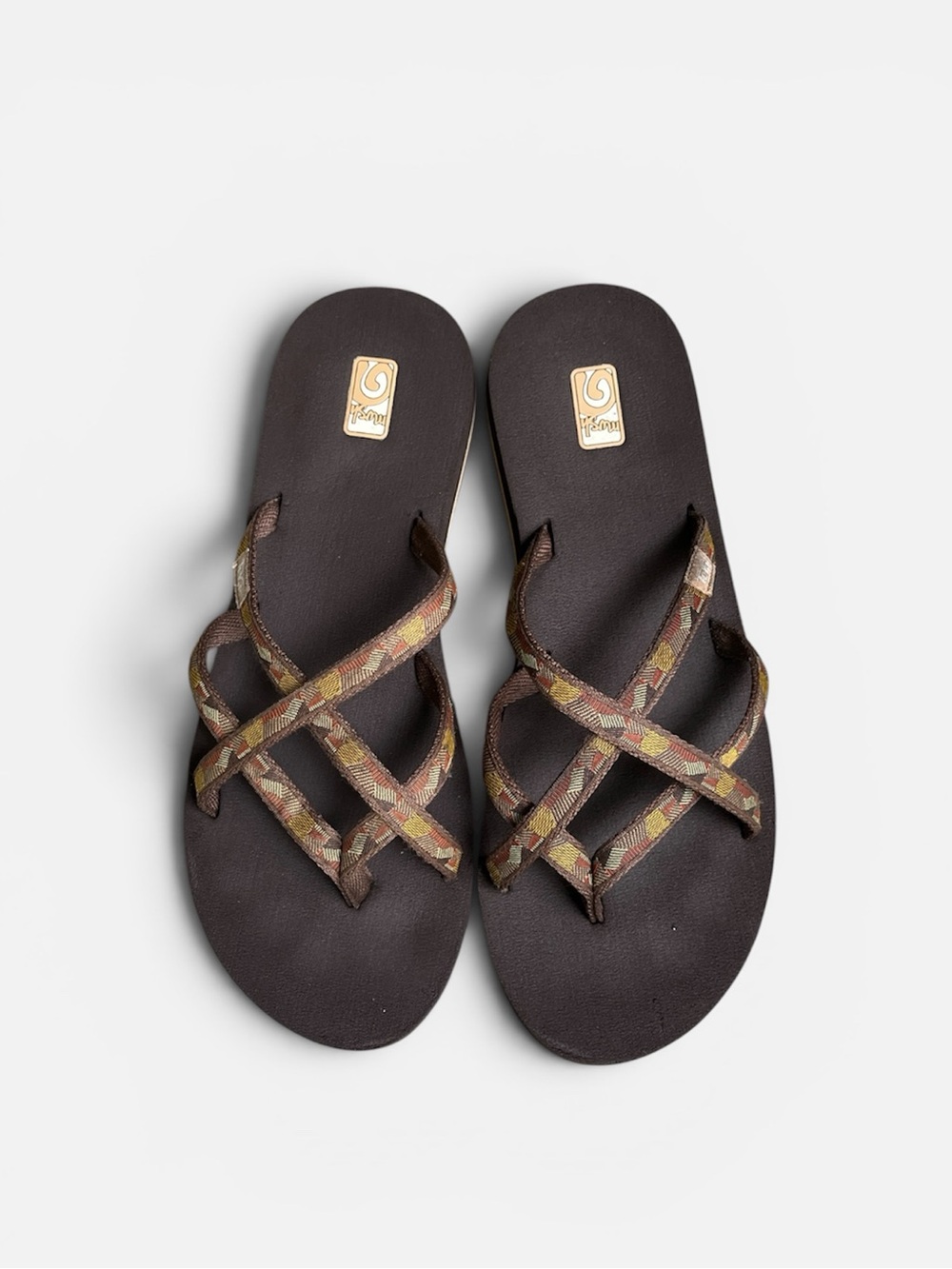 Teva Olowahu Sandals in Brown Women's Size 11